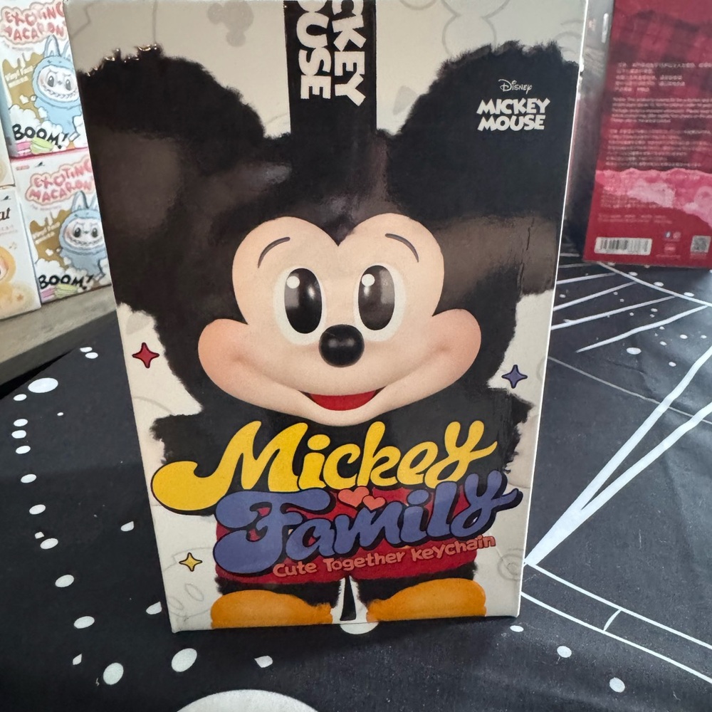 Mickey family cute together keychain